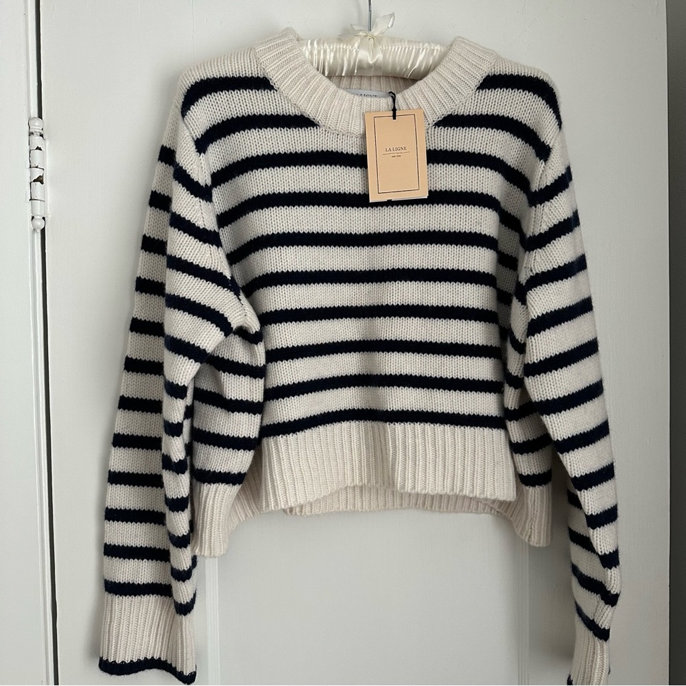 La Ligne Cropped Marin Sweater (NWT)